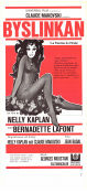 Byslinkan 1969 poster Bernadette Lafont Georges Géret Henri Czarniak Nelly Kaplan