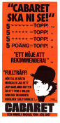 Cabaret 1972 poster Liza Minnelli Michael York Joel Grey Bob Fosse Musikaler Hitta mer: Nazi