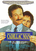 Cadillac Man 1990 poster Robin Williams Tim Robbins Pamela Reed Roger Donaldson Bilar och racing