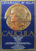 Caligula 1979 poster Malcolm McDowell Peter O´Toole Helen Mirren Tinto Brass