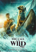 The Call of the Wild 2020 poster Harrison Ford Omar Sy Cara Gee Chris Sanders Skepp och båtar Hundar
