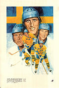 Canada Cup 1976 affisch Börje Salming Vintersport Sport