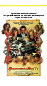 Cannonball Run 2 1984 poster Burt Reynolds Frank Sinatra Richard Kiel Jackie Chan Shirley MacLaine Hal Needham Damer Bilar och racing Affischkonstnär: Drew Struzan