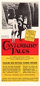 The Canterbury Tales 1973 poster Hugh Griffith Pier Paolo Pasolini