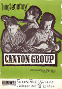 Canyon Group Värnamo 1965 affisch Claes Jansson Lars Magnus Janson