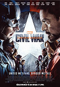 Captain America Civil War 2016 poster Chris Evans Robert Downey Jr Scarlett Johansson Anthony Russo Hitta mer: Marvel