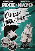 Captain Horatio Hornblower 1951 poster Gregory Peck Virginia Mayo