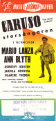 Caruso 1951 poster Mario Lanza Richard Thorpe