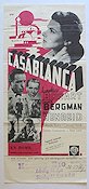 Casablanca 1942 poster Ingrid Bergman Humphrey Bogart Paul Henreid Peter Lorre Michael Curtiz Hitta mer: Nazi
