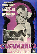 Casablanca 1942 poster Ingrid Bergman Humphrey Bogart Paul Henreid Peter Lorre Michael Curtiz Hitta mer: Nazi