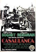 Casablanca 1942 poster Ingrid Bergman Humphrey Bogart Paul Henreid Peter Lorre Michael Curtiz Hitta mer: Nazi