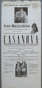 Casanova 1934 poster Ivan Mosjoukine