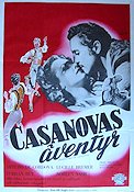 Casanovas äventyr 1948 poster Arturo de Cordova