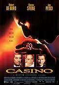 Casino 1995 poster Robert De Niro Sharon Stone Joe Pesci James Woods Don Rickles Alan King Martin Scorsese Gambling