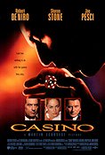 Casino 1995 poster Robert De Niro Sharon Stone Joe Pesci Martin Scorsese Gambling
