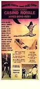 Casino Royale 1967 poster Peter Sellers David Niven Orson Welles Ursula Andress Val Guest Gambling Agenter