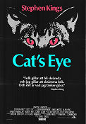 Cat´s Eye 1985 poster Drew Barrymore Text: Stephen King Katter