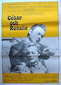 Cesar och Rosalie 1973 poster Yves Montand Romy Schneider Claude Sautet