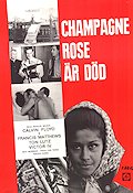 Champagne Rose är död 1970 poster Francis Matthews Ton Lutz Victor Four Calvin Floyd