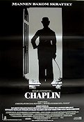 Chaplin 1992 poster Robert Downey Jr Dan Aykroyd Charlie Chaplin Richard Attenborough