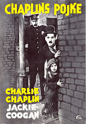 Chaplins pojke 1921 poster Jackie Coogan Charlie Chaplin