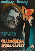 Charmören på stora caféet 1932 poster Wallace Beery