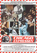 Chicagoexpressen 1976 poster Gene Wilder Arthur Hiller