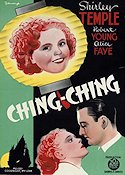 Ching-Ching 1936 poster Shirley Temple Alice Faye Robert Young William A Seiter Musikaler