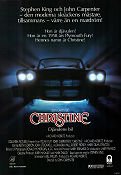 Christine djävulens bil 1983 poster Keith Gordon John Stockwell John Carpenter Text: Stephen King Bilar och racing Kultfilmer