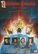 Christopher Columbus 1992 poster Marlon Brando Tom Selleck Rachel Ward Skepp och båtar