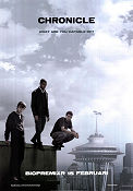 Chronicle 2012 poster Dane DeHaan Alex Russell Josh Trank