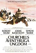 Churchills äventyrliga ungdom 1972 poster Robert Shaw Anne Bancroft