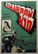 The Cimarron Kid 1952 poster Audie Murphy