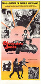 Cleopatra Jones 1973 poster Tamara Dobson Bernie Casey Shelley Winters Jack Starrett Black Cast Bilar och racing Agenter