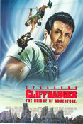 Cliffhanger 1993 poster Sylvester Stallone John Lithgow Michael Rooker Renny Harlin Berg