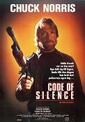 Code of Silence 1985 poster Chuck Norris Henry Silva Bert Remsen Andrew Davis Vapen Kampsport