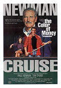 The Color of Money 1986 poster Paul Newman Tom Cruise Martin Scorsese Sport Gambling