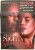 Color of Night 1994 poster Bruce Willis Jane March