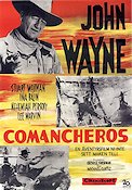 The Comancheros 1961 poster John Wayne Stuart Whitman Lee Marvin Michael Curtiz