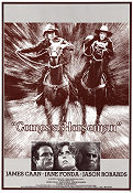 Comes a Horseman 1978 poster James Caan Jane Fonda Jason Robards Alan J Pakula Hästar Romantik