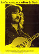 The Concert for Bangladesh 1972 poster George Harrison Bob Dylan Ringo Starr Eric Clapton Saul Swimmer Rock och pop Dokumentärer