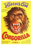 Congorilla 1932 poster Martin Johnson Dokumentärer