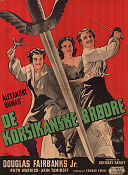The Corsican Brothers 1941 poster Douglas Fairbanks Jr Ruth Warrick Akim Tamiroff Gregory Ratoff Äventyr matinée