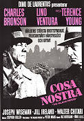 Cosa Nostra 1972 poster Charles Bronson Lino Ventura Jill Ireland Terence Young Maffia
