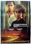 Country 1984 poster Jessica Lange Sam Shepard