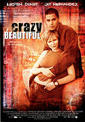 Crazy Beautiful 2001 poster Kirsten Dunst Jay Hernandez John Stockwell