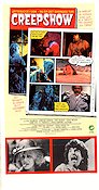 Creepshow 1982 poster Hal Holbrook Leslie Nielsen Viveca Lindfors George A Romero Text: Stephen King Insekter och spindlar