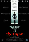 The Crow 1994 poster Brandon Lee Michael Wincott Rochelle Davis Alex Proyas Från serier Kultfilmer