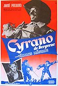 Cyrano de Bergerac 1951 poster José Ferrer Mala Powers Äventyr matinée