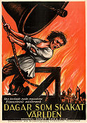 Dagar som skakat världen 1927 poster Boris Livanov Nikolay Popov Sergei M Eisenstein Ryssland